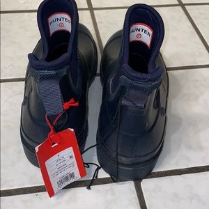 MENS Hunter for Target Short Ankle Rain Boots Navy